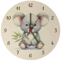 Speecheese sitzender Koala Wanduhr Niedlich dasitzend süßer Koala Tier
