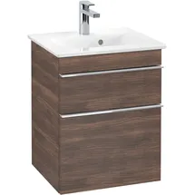 Villeroy & Boch Venticello Waschbeckenunterschrank für Becken mittig 2 Auszüge 466x590x400mm arizona oak/chrome (A92201VH)