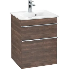 Villeroy & Boch Venticello Waschbeckenunterschrank für Becken mittig 2 Auszüge 466x590x400mm arizona oak/chrome (A92201VH)