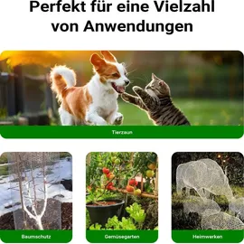 Wiltec Maschendrahtzaun 100 cm x 5 m