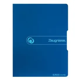 Herlitz Zeugnismappe A4 Blau