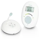 Alecto DBX120 Babyphone mit Full ECO-Modus und Display, weiß/bla