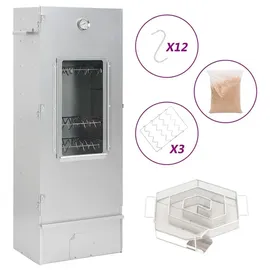 vidaXL Räucherofen mit Kaltrauchgenerator 44,5 x 29 x 110 cm Verzinkter Stahl V3200754