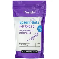 Casida EPSOM Salz Relaxbad mit Lavendel 1 kg Salz