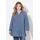 MIAMODA Hemdbluse A-Linie Leomuster Stahlblau 48