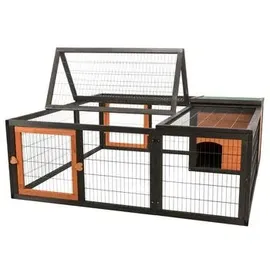 Trixie Freilaufgehege Natura C 150 x 53 x 150 cm schwarz-braun