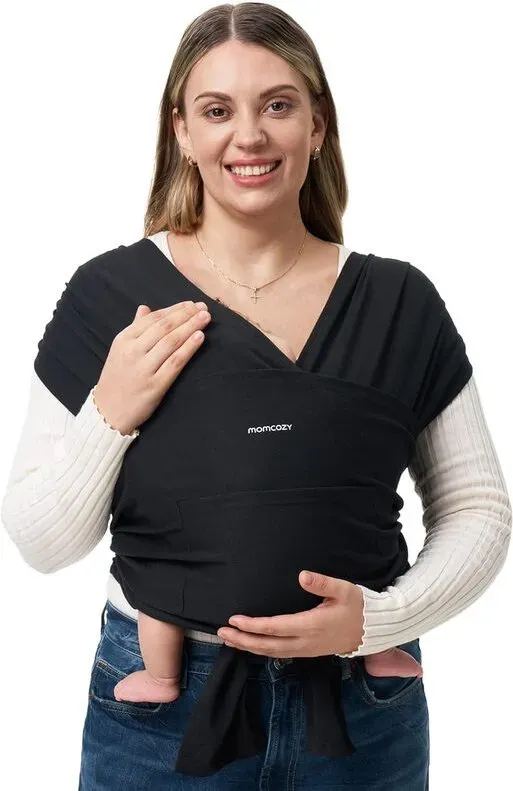 Momcozy Babytrage aus Polyester-Spandex BJ001 - Schwarz
