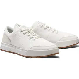 Timberland Sneaker TIMBERLAND "MAPLE GROVE LOW LACE UP SNEAKER", Gr. 41, weiß (sanftes weiß), Leder, sportlich, Schuhe