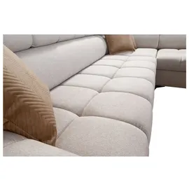 kaiser möbel Designer-Ecksofa mit Schlaffunktion und Bar GRECO III Avra Gelb Rechts