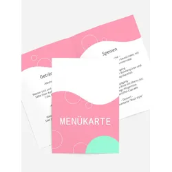 Menükarten für Ihr Fest selbst gestalten mit Spruch und Fotos im Onlinedesigner bei Meine-Kartenmanufaktur.de