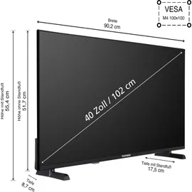 Telefunken QF40VP750S 40" QLED Full HD Smart TV