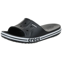 Crocs Unisex Slide, Bayaband Slide, Black/White, 39/40 EU