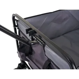 Mendler Bollerwagen HWC-E38 grau Hecktasche grau