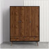 Andas Kleiderschrank RY 150,2 x 200,4 x 60,1 cm Braun