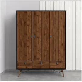 Andas Kleiderschrank RY 150,2 x 200,4 x 60,1 cm Braun