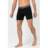 SUPER.NATURAL Herren Gravier Unterhose mit Sitzpolster (Größe XXL, schwarz)