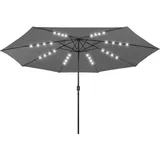 vidaXL Sonnenschirm Ø 400 cm Anthrazit