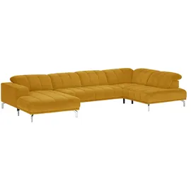 Lounge Collection Wohnlandschaft Mikrofaser 3-Sitzer Gelb