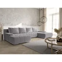 Fun Möbel Wohnlandschaft Sofa mit Schlaffunktion VOGAR Stoff Poso