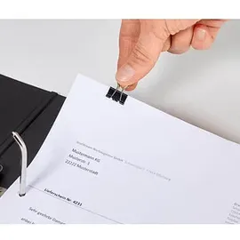 Maul Foldbackklammern schwarz 1.3 cm