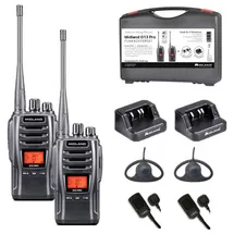 Midland 2er Koffer G13 Pro PMR446+LPD Funkgeräte C1668.S1 PMR-Handfunkgerät