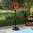 sportnow Basketballständer Braun/Schwarz 129-179 cm