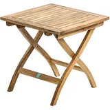 Dehner Klapptisch Macao, ca. 50 x 50 x 50 cm, aus FSC® - zertifiziertem Akazienholz, natur