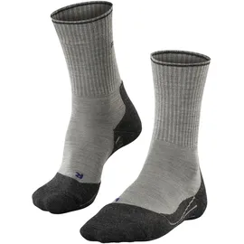 Falke TK2 Wool Silk Trekkingsocken 1 Paar Grau 44-45