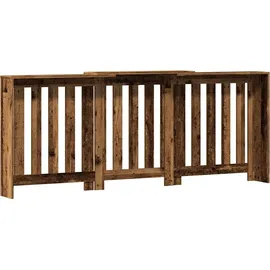 vidaXL Heizkörperverkleidung Altholz-Optik 205x21,5x83,5 cm