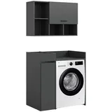 MID.YOU Waschmaschinenschrank, Free anthrazit