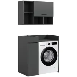 MID.YOU Waschmaschinenschrank, Free anthrazit