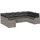 vidaXL Garten-Lounge-Set 9-tlg. grau