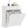 SoBuy Wäscheschrank 78 x 90 x 38 cm Weiß Holzwerkstoff
