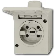 Busch-Jaeger Perilex-Steckdose 2064 AG Grau 1 St.