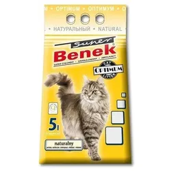 BENEK Super Optimum Katzenstreu Natural 5l
