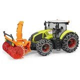 Bruder 03017 - Claas Axion 950 mit Schneeketten und Schneefräse 1:16