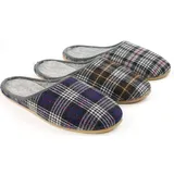 Undercover Fashion Herren Damen Filzpantoffeln mit Gummisohle Hausschuhe Porosohle Latschen Made in Germany 36-48 (braun/grau, EU Schuhgrößensystem, Erwachsene, Herren, Numerisch, M, 48) - 48 EU