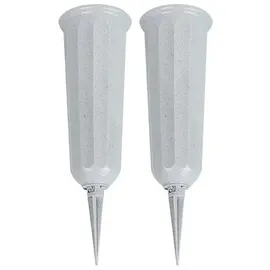 BAYLI Bodenvase 2er Set  Grau
