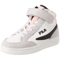 FILA Crew Velcro mid Kids Sneaker, Gray Violet-Pale Rosette, 32 EU - 32 EU