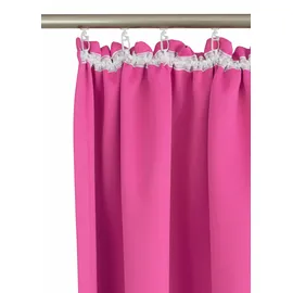 Wirth Dim out Kräuselband 145 x 180 cm pink