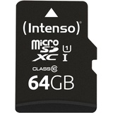 Intenso microSDXC 64GB Class 10 UHS-I + SD-Adapter