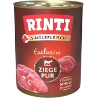 Rinti Singlefleisch Exclusive Ziege Pur 6 x 800 g