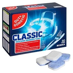 GUT&GÜNSTIG CLASSIC Spülmaschinentabs 60 St.