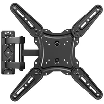 GRIFEMA GB1010 TV Wandhalterung Schwenkbar Fernsehhalterung Wand für 26–65 Zoll Fernseher, Neigbare & Ausziehbare TV Halterung bis 35 kg, Max. VESA 400x400 mm, Robuste Wandhalterung Fernseher