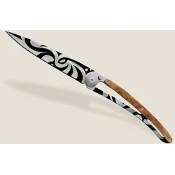 Deejo 37g Wacholderholz Tribal Taschenmesser - STK - braun