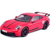 MAISTO Porsche 911 GT3 2023, rot 1:18 Modellauto