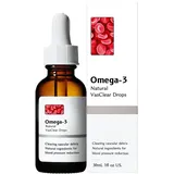 NATRAVOR Vegane Omega-3 natürliche Vasclear Tropfen, Natravor Omega3 Vas Clear Drops, Natravor Drops, Omega-3 Herzgesundheitsunterstützung, für jedermann (1 Stück)