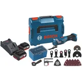 Bosch Professional GOP 18V-34 inkl. 2 x 5,0 Ah + Ladegerät + Zubehör + L-boxx