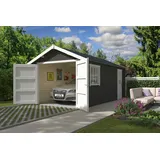 Lasita Maja Garage Dillon, BxTxH: 340x580 cm grau|grün