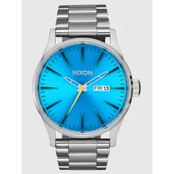 Nixon The Sentry SS Uhr silver / byron blue ombre Gr. Uni